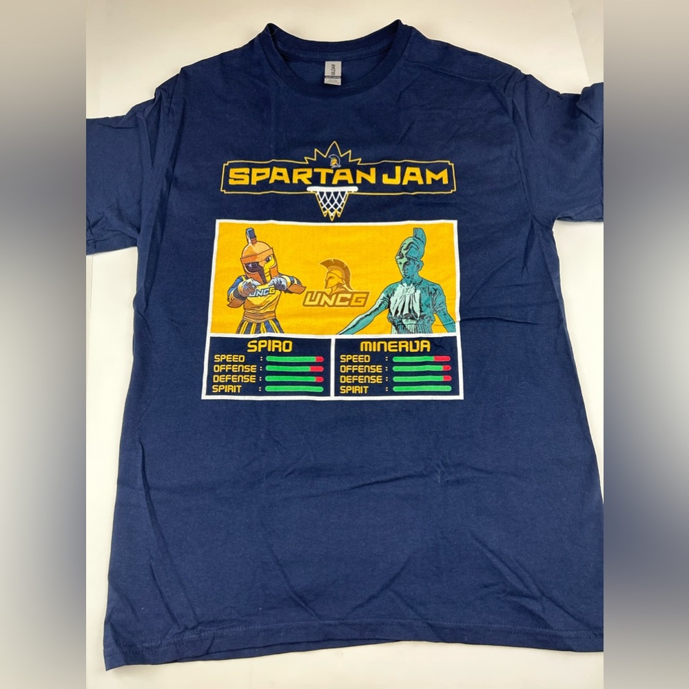 UNCG Spartan Jam Navy Unisex T-shirt